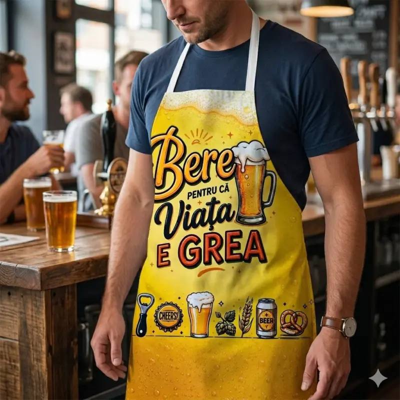 Bere pentru ca viata e grea, sort cu mesaj, model sogs106